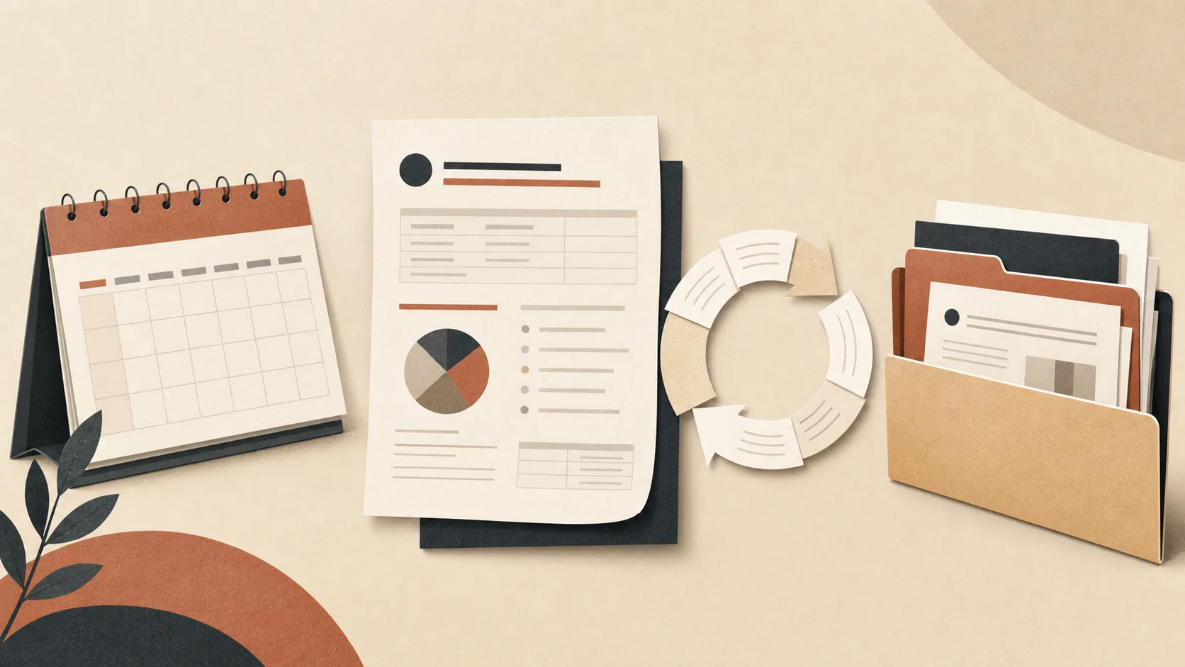 Two versions of a financial statement arranged to show an update